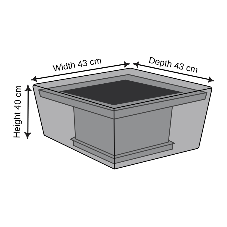 Square Fire Pit Cover