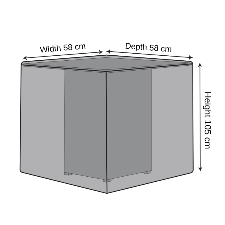 Square Bar Table Cover