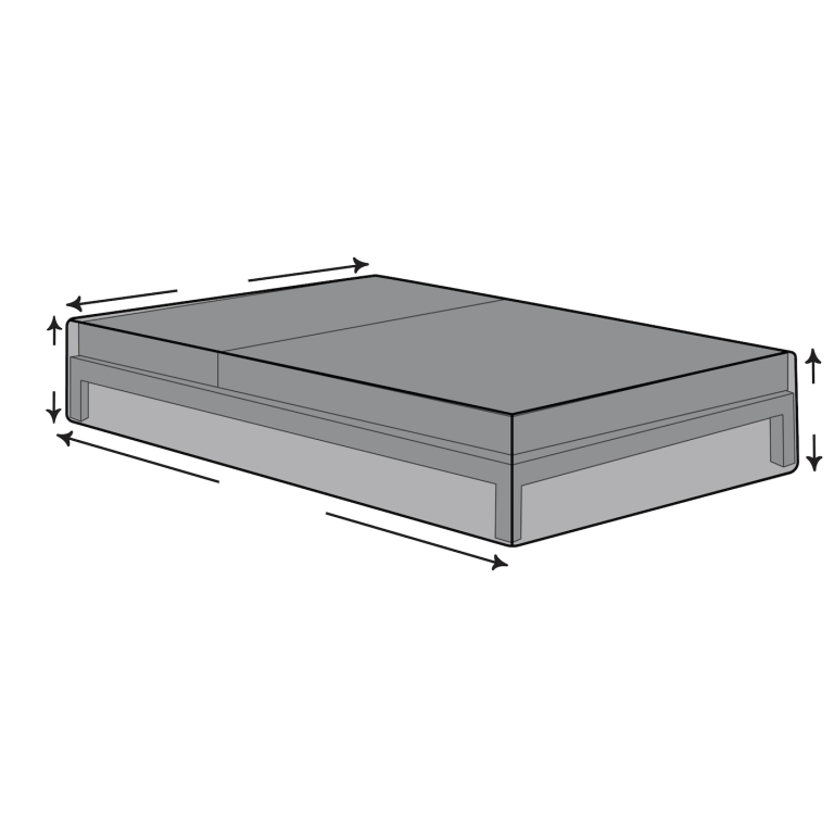 Custom Double Sun Lounge Cover