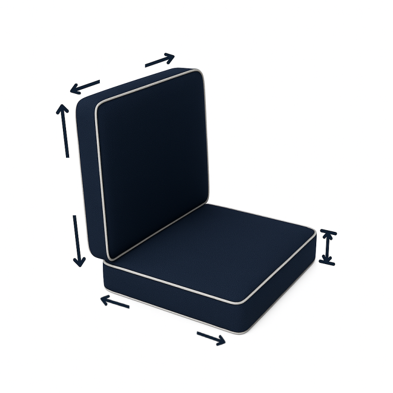 Custom Outdoor Chair Cushion Set Cover