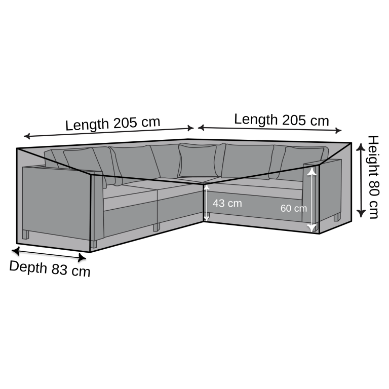 Outdoor Corner Lounge Cover