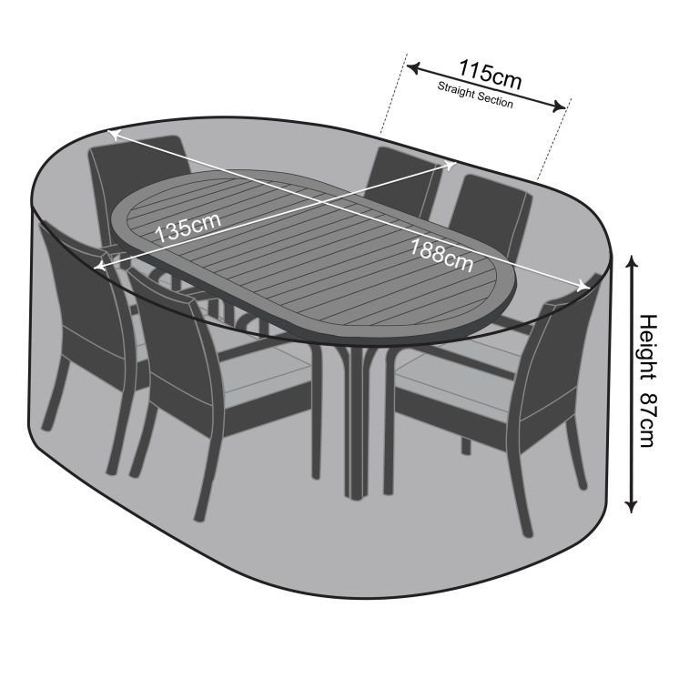 Oval Dining Setting Cover