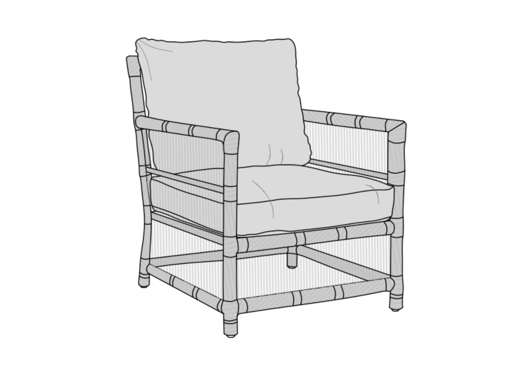 Cover Suitable For Hamptons Chair