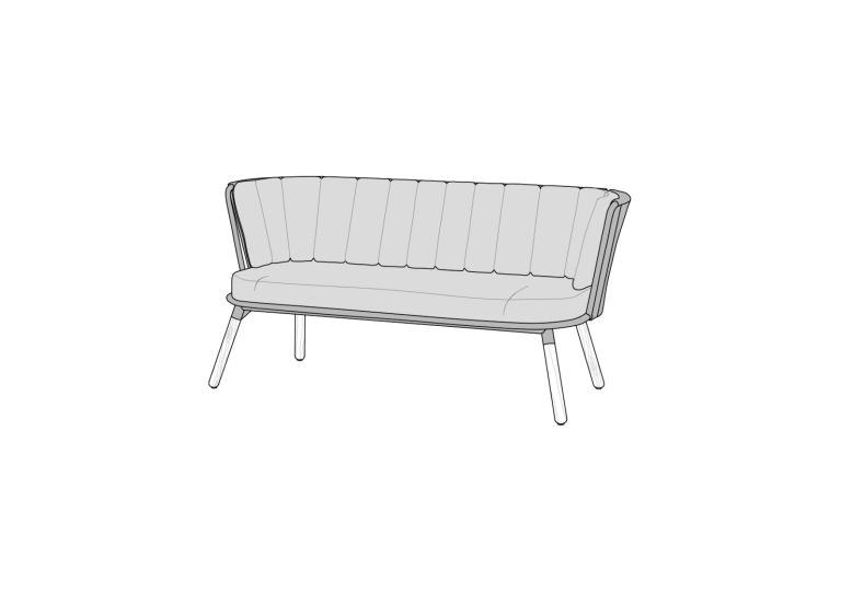 Cover Popular For Daisy Rae Chat 2-seater