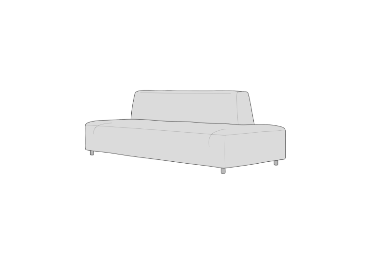 Cover Popular For Mika Right Sofa